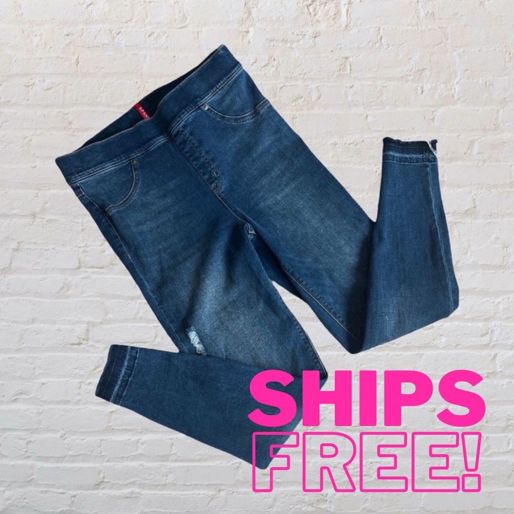 Spanx Distressed Ankle Skinny Jeans|Leggings|Jeggings